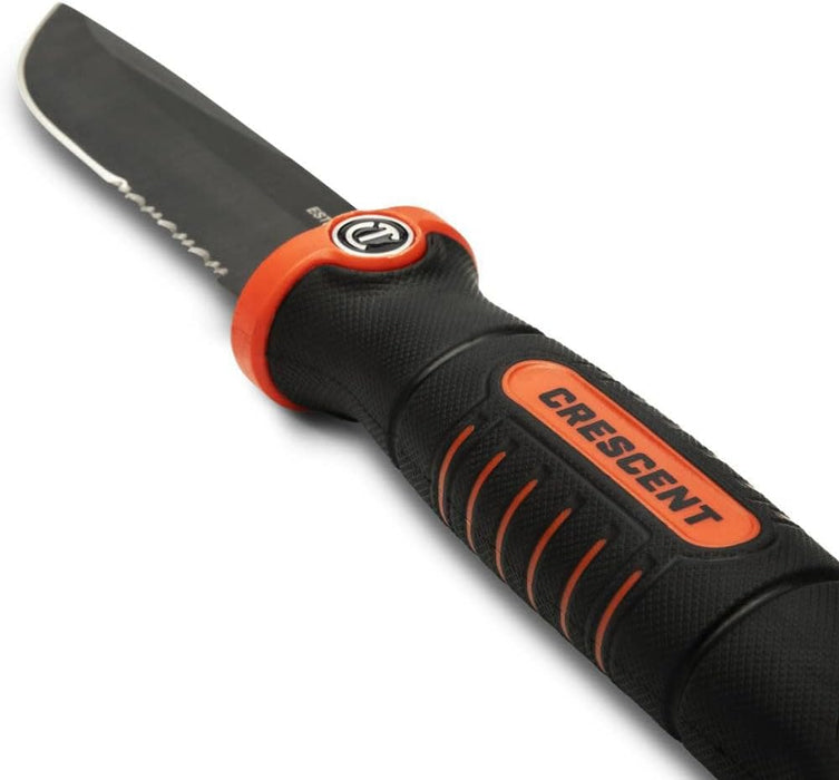 Crescent CPKFX 4-1/2" Fixed Blade Trade Knife with Sheath