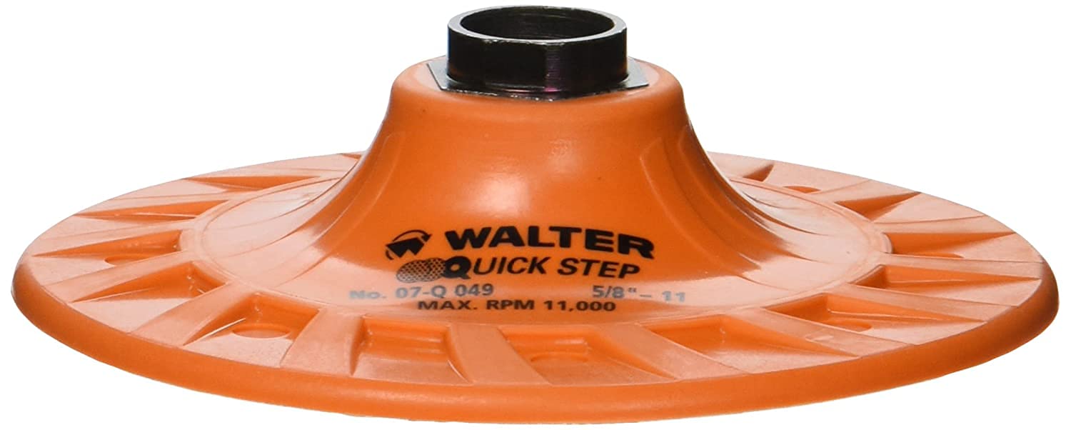 Walter Surface Technologies 07Q049 Quick-Step Backing Pad - Grinding Wheel Pads