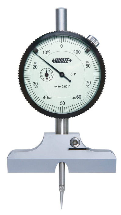 INSIZE 2345-E1 DIAL Depth GAGE with 60° Base, 0-1",