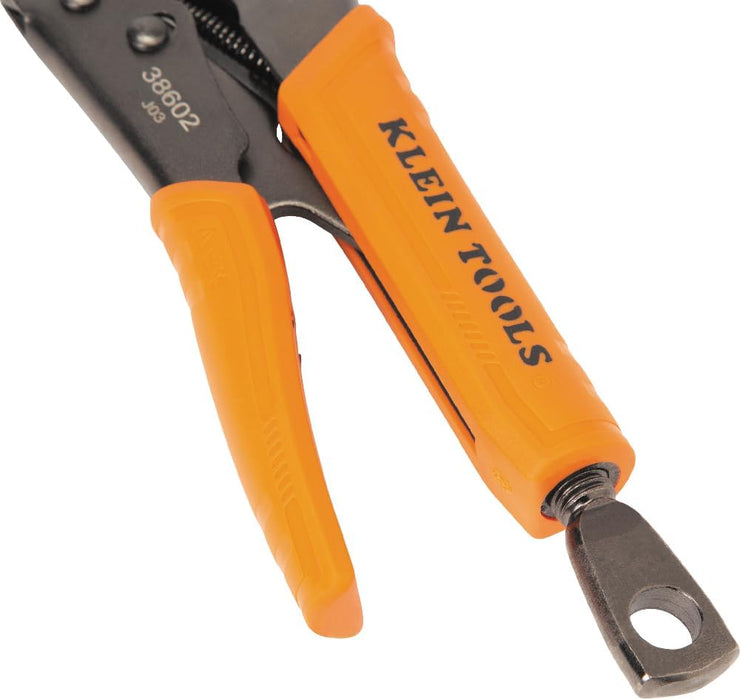 Klein Tools 38602 Curved Jaw Locking Pliers, 10-Inch