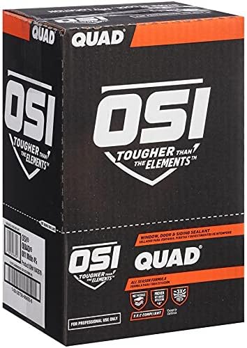 OSI Quad Window, Door and Siding Sealant Clay 333, 10 Fl Oz, Cartridge