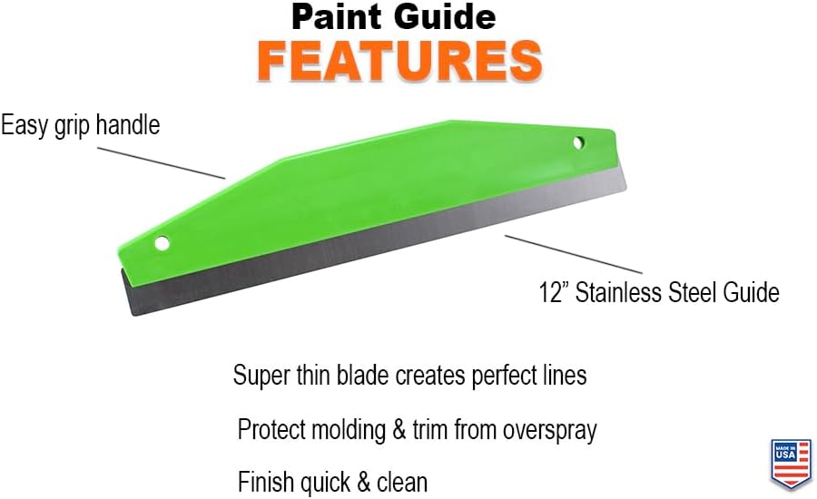 Warner Manufacturing (428) Paint Guide Paint Guide And Wallcovering Tool, 12"