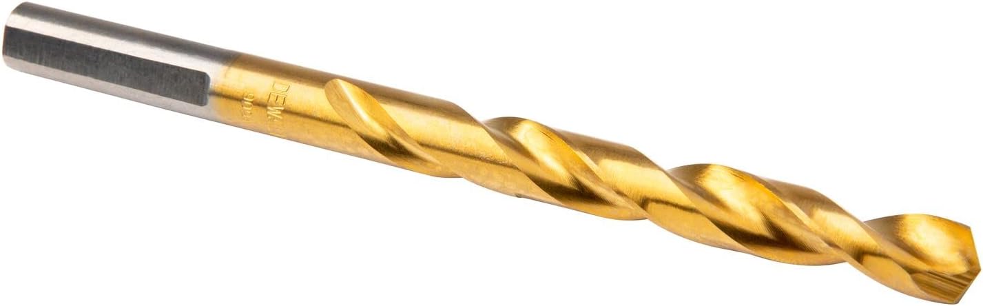 Dewalt DW1324 3/8-Inch Titanium Nitride Split Point Twist Drill Bit