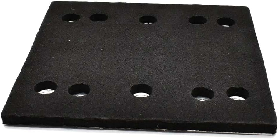SPD19 1/4 Sheet, 6 Hole Stick on Square Sanding Pad, Replaces: Milwaukee 14-67-0275 & Ridgid 200202538