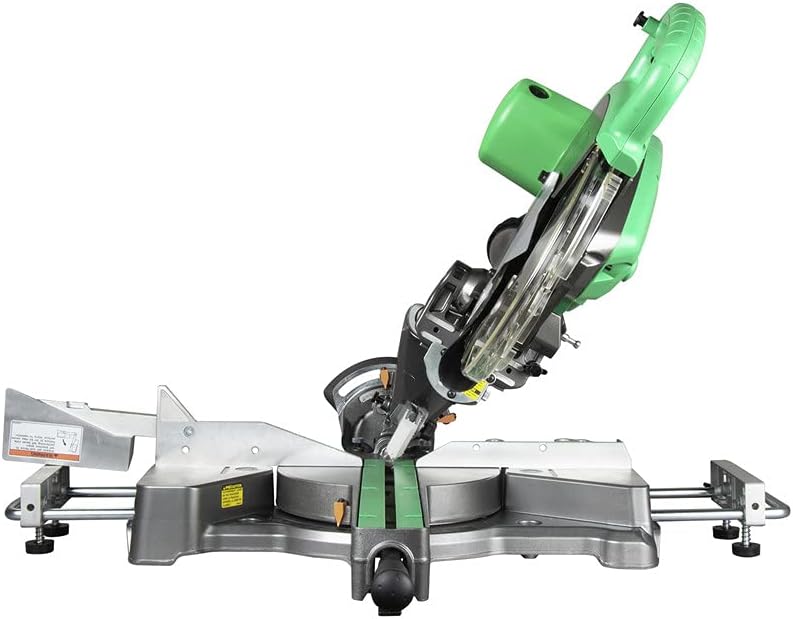 Metabo HPT 10-Inch Sliding Compound Miter Saw, Adjustable Laser Guide, Double Bevel, Electronic Speed Control, 12 Amp Motor, Electric Brake (C10FSHS)