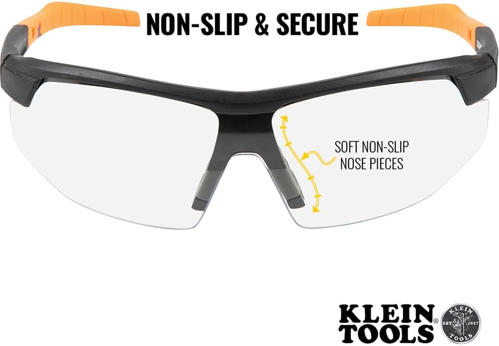 Klein Tools 60159 Standard Safety Glasses, Clear Lens