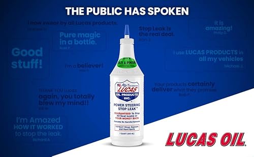 Lucas Oil 10011 Power Steering Stop Leak - 1 Quart