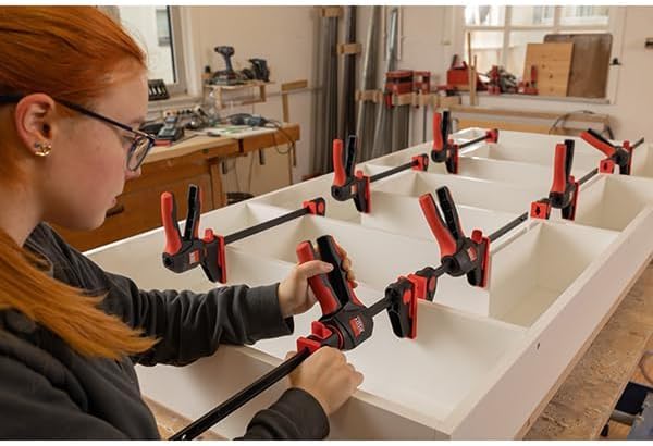 Bessey EHKL360, 24 In., Trigger Clamp and Spreader 360 Rotating Handle One-Hand Bar Clamps