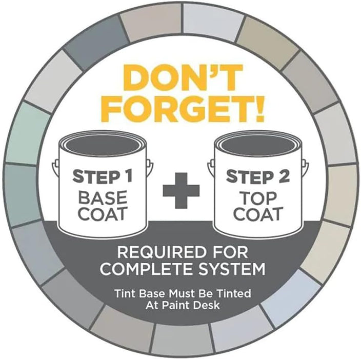 Rust-Oleum 358870 Floor Coating Top Coat Semi-Gloss Clear, Quart