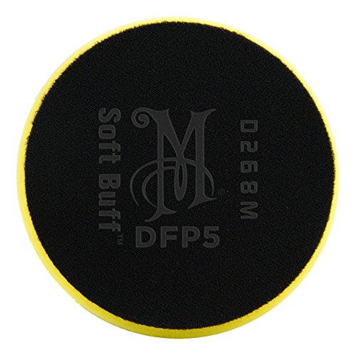 Meguiar’s 5” Soft Buff DA Foam Polishing Disc DFP5 - Hook and Loop Pad for Use with a 5” DA Backing Plate, Dual Action Polisher, and Light Cleaner or Polish to Enhance Shine