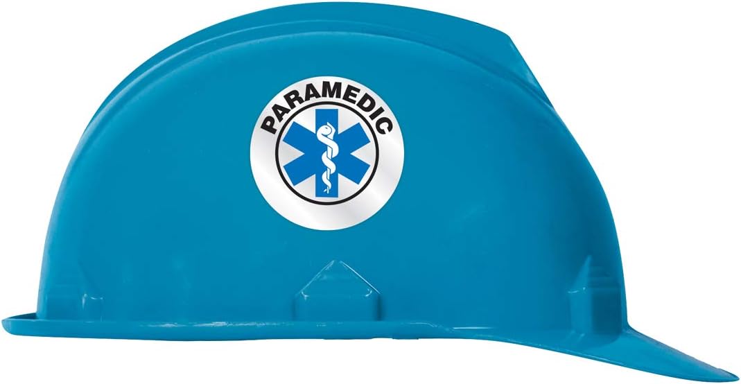 Accuform LHTL627 Emergency Response Reflective Hard Hat/Helmet Sticker, 2-1/4" Diameter