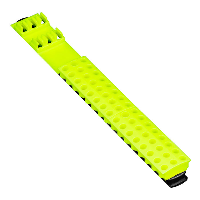 Ernst Manufacturing 54 Tool Magnetic Bit Bar, 1/4" Hex Bit Holder - Black/Hi-Viz