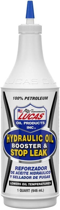 Lucas Oil 10019 Hydraulic Oil Booster & Stop Leak - 1 Quart (Pack of 12)