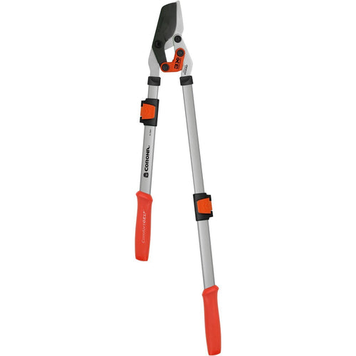 Corona Tools SL4364 Branch Cutter DualLINK Extendable Bypass Loppers - Tree Trimmer Cuts Branches up to 1 ¾-inches in Diameter - Handles Extend up to 37 ½ inches