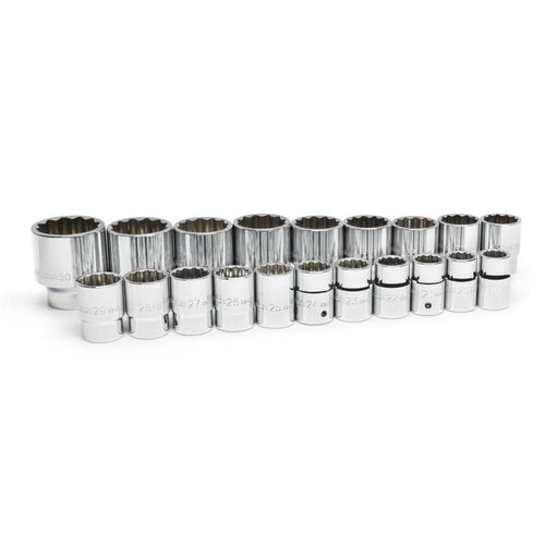 GEARWRENCH (80845) 3/4 Drive 20 Piece 12 Point Socket Set MM