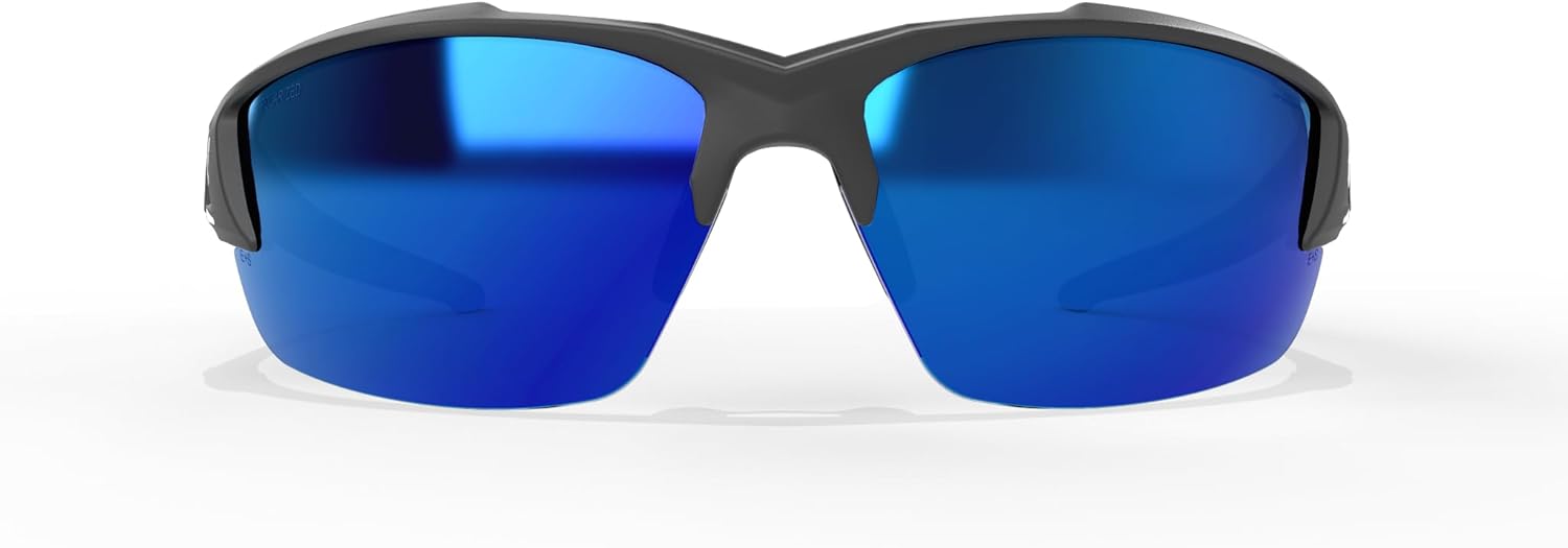 EDGE Khor G2 Z87 Safety Glasses for Men: Shatter Resistant Mens Sunglasses Polarized, Anti-Slip Flexible Frames, Nylon Lens Polarized Safety Glasses