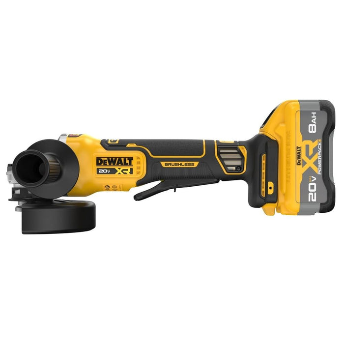 DEWALT DCG410WW1 20V MAX XR Brushless Cordless 4-1/2 in. - 5 in. Angle Grinder Kit with XR POWERPACK