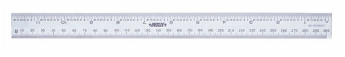 INSIZE 7113-300A Rigid Rule, 12"/300 mm, Graduation 1/32", 0.5 mm, 1/64", 1 mm