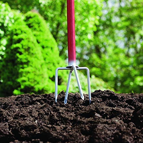 Garden Weasel Garden Claw - Long Handle | Cultivate, Loosen, Aerate, Weed | Gardening Hand Tiller, Twist Weeding Tool, Digging Fork, Cultivator, Soil Loosener