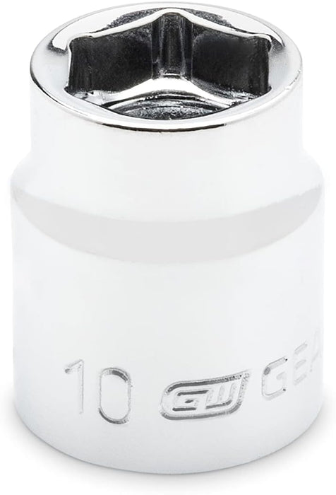 GEARWRENCH (81396) 14 Piece 3/8" Drive 6 Point MM Stubby Socket Set