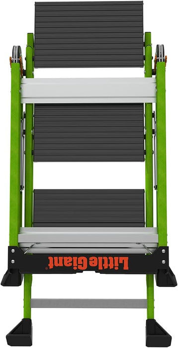 Little Giant Ladders, Jumbo Step, 3-Step, 3 Foot, Step Stool, Fiberglass, Type 1AA, 375 lbs Weight Rating, (11933)