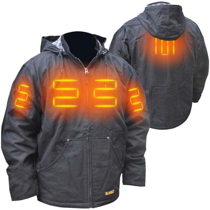 DEWALT (DCHJ076ABB-M) Heated Lightweight Soft Shell Jacket Kit, Medium