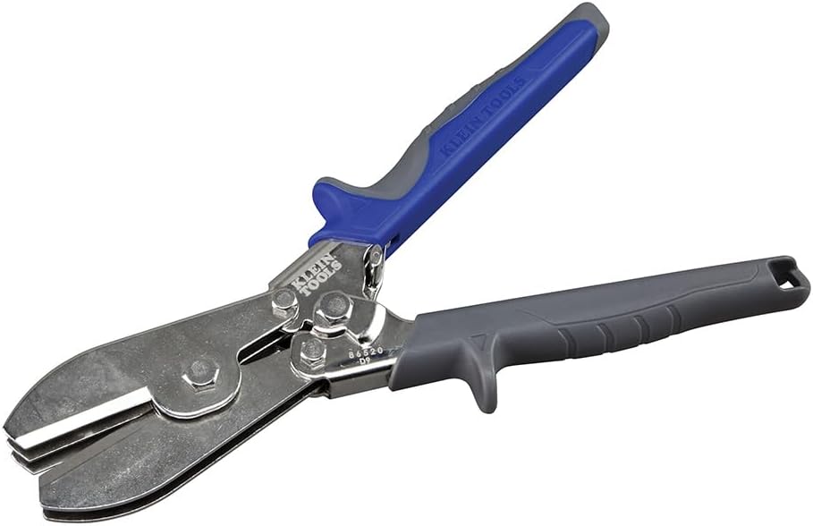 Klein Tools 86520 5 Blade Crimper for Ductwork, Pipe and Sheet Metal Crimps 24 gauge Steel, 28 gauge Stainless Steel (Pack of 1)