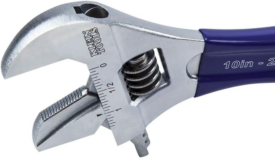 Klein Tools D86930 Reversible Jaw/Adjustable Pipe Wrench, 10-Inch