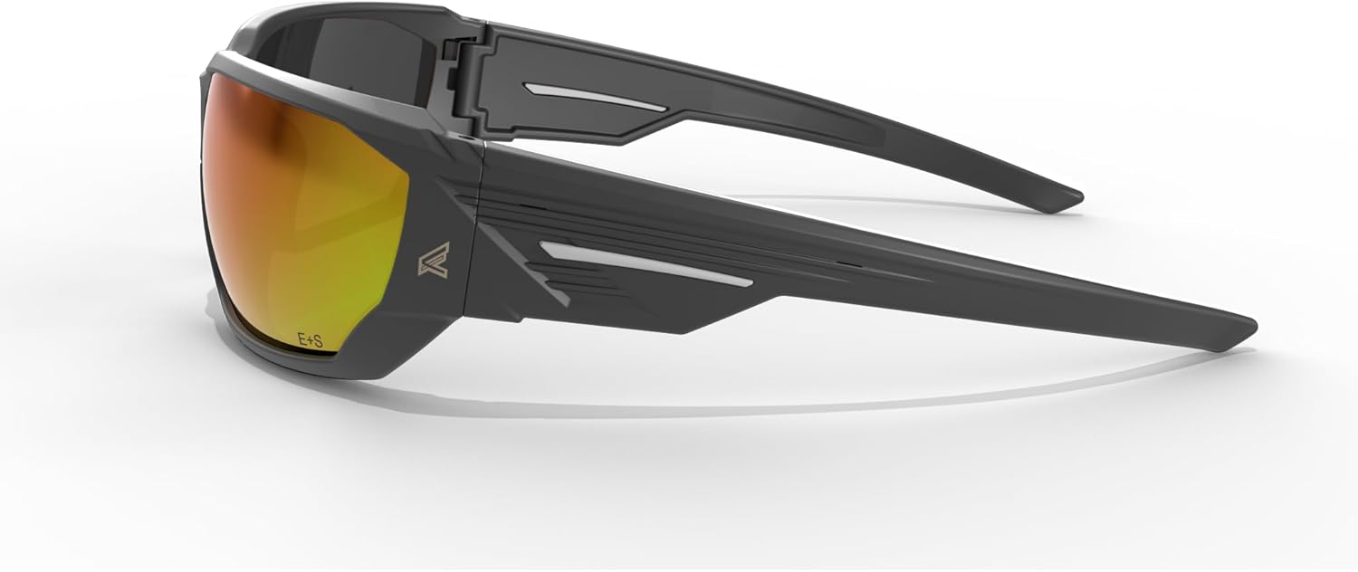 EDGE Dawson Wrap-Around Safety Glasses for Men Premium ANSI Z87.1 Safety Glasses High Impact Rated Non Slip Sunglasses, Protective Eyewear