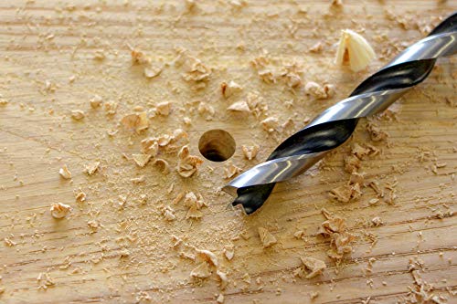 Fisch Brad Point Drill Bits (11mm x 142mm) - Premium Drill Bits for Soft, Hard, Veneered and Laminated Wood, MDF and Acrylic Glass - Beveled Edge for Fast, Easy Cutting - FSF-004110 - Made in Austria