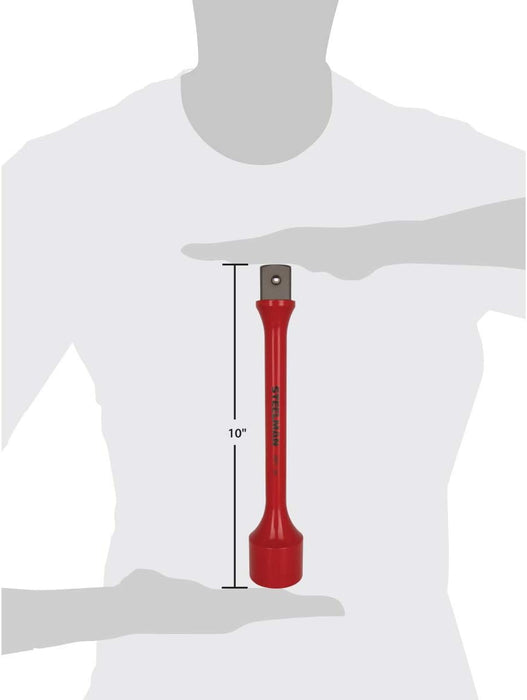 Steelman 60157 3/4-inch Drive, 250 ft-lb Torque Limiting Impact Extension, Bar Flexes to Absorb Excessive Torque, Calibration-Free, Red
