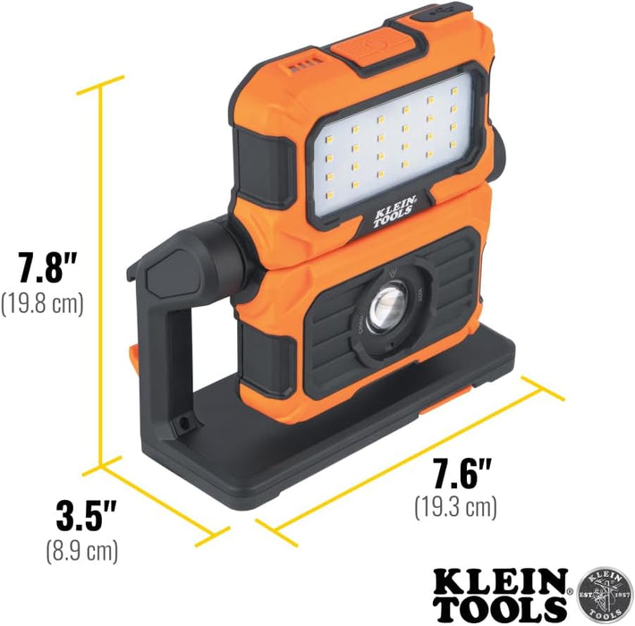 Klein Tools 56417 MODbox Rechargeable Dual Beam LED Work Light