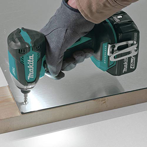 Makita XT269M 18V LXT Lithium-Ion Brushless Cordless 2-Pc. Combo Kit (4.0Ah), Blue