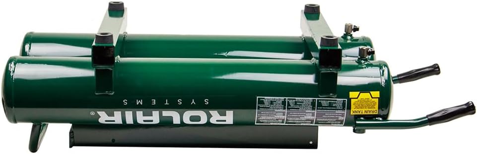 Rolair TNKASY4090 Replacement Air Tank 150 PSI 9 Gallons Double Tank