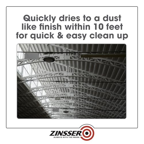 Zinsser 350999 Dryfall Commercial & Industrial Waterborne Coating, 5 Gallon, Eggshell White