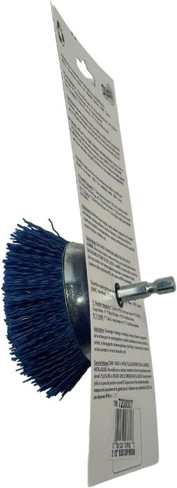 Dico 541-786-21/2 Nyalox Cup Brush 21/2-Inch Blue 240 Grit