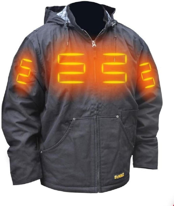 DEWALT (DCHJ076ATB-XL) Heated Lightweight Soft Shell Jacket Kit, X-Large