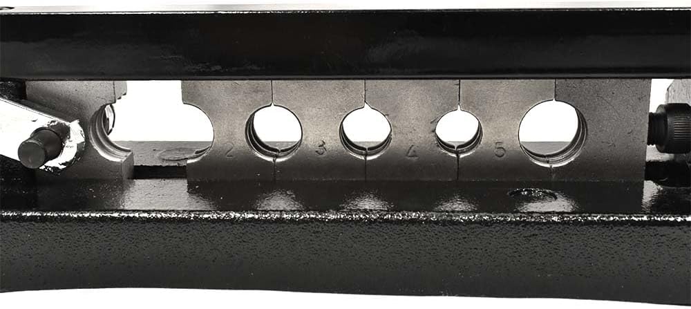 Interstate Pneumatics H8-KIT1 Heavy-Duty Bench Crimper (H8) with Ferrules, 0.718 Inch ID x 1 Inch & 0.656 Inch ID x 1 Inch (Pack of 50)