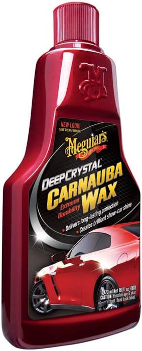 Meguiars A2216 16 oz. Deep Crystal System Carnauba Liquid Wax (Pack of 2)