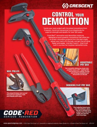 Crescent 24” Adjustable Pry Bar with Nail Puller - DB24