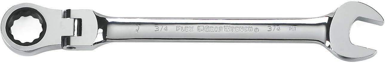 GEARWRENCH 13 Pc. 12 Pt. Flex Head Ratcheting Combination Wrench Set, SAE - 9702D