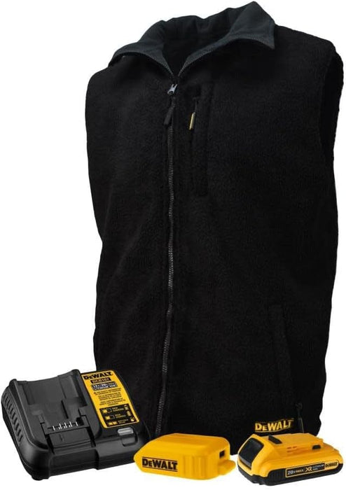 DEWALT Unisex Heated Reversible Vest Kitted, Black, Size 2X - DCHV086BD1