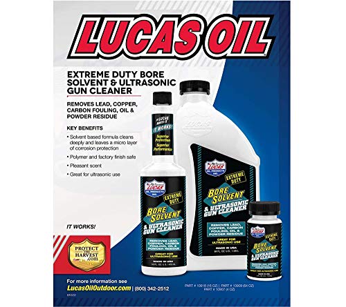 Lucas Oil 10909 Bore Solvent & Ultrasonic Gun Cleaner - 2 Quart