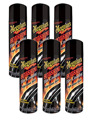 Meguiar's G13815 Hot Shine Tire Spray, 15 oz (Pack of 6)