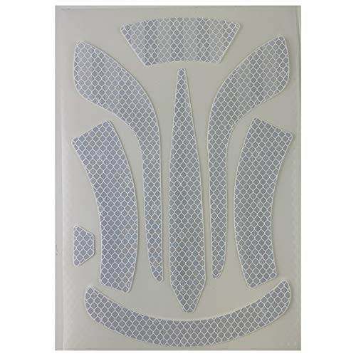 Lift Safety DAX Reflective Decals - White Medium