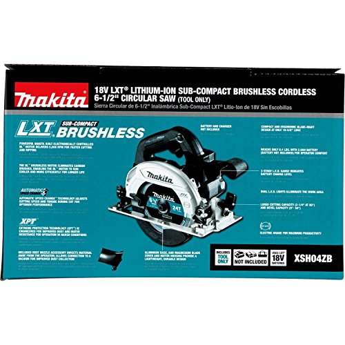 Makita 18V LXT Sub-Compact Brushless 6-1/2” Circular (Bare Tool)