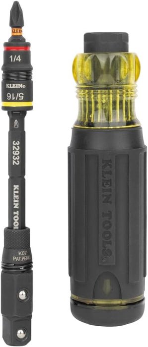 Klein Tools 32516HD KNECT 16-in-1 Impact Rated Hybrid Screwdriver / Nut Driver