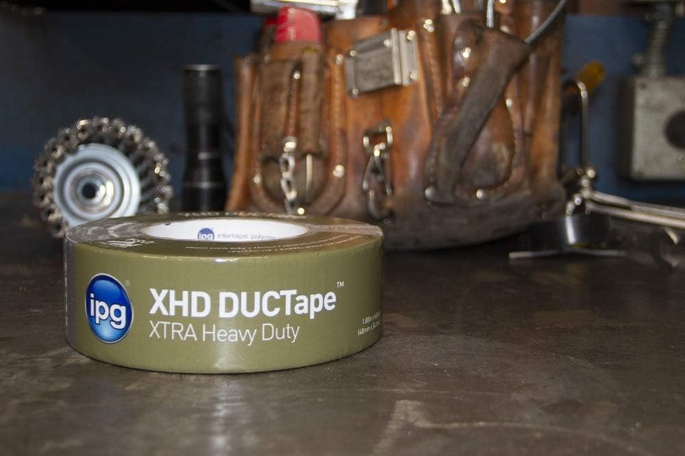 IPG XHD DUCTape, Extra Heavy Duty Duct Tape, 1.88" x 30 yd, Silver (Single Roll)