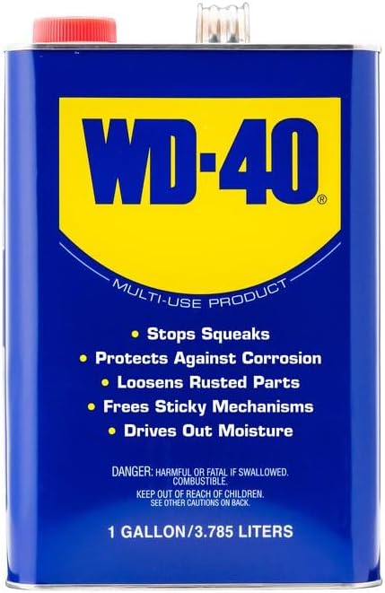 WD-40 490118 Original Formula, Multi-Use Product, One Gallon (4-Pack)