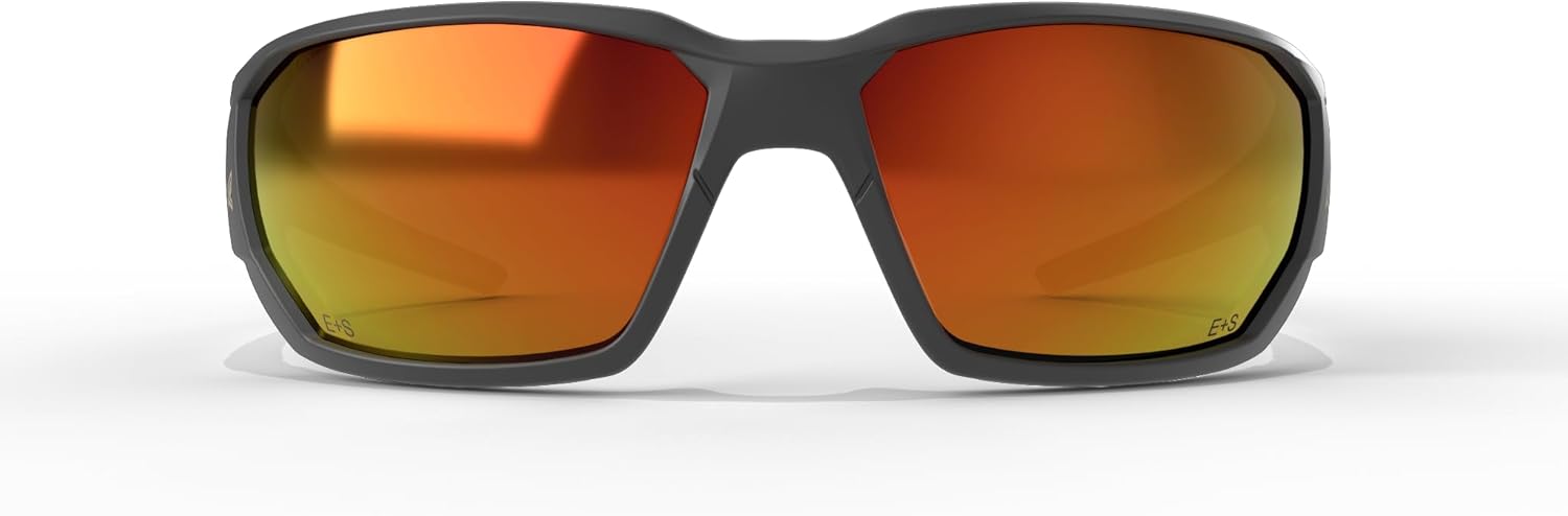 EDGE Dawson Wrap-Around Safety Glasses for Men Premium ANSI Z87.1 Safety Glasses High Impact Rated Non Slip Sunglasses, Protective Eyewear